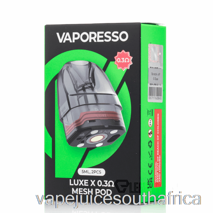 Vape Juice South Africa Vaporesso Luxe X Replacement Pods 0.3Ohm Luxe X Pods